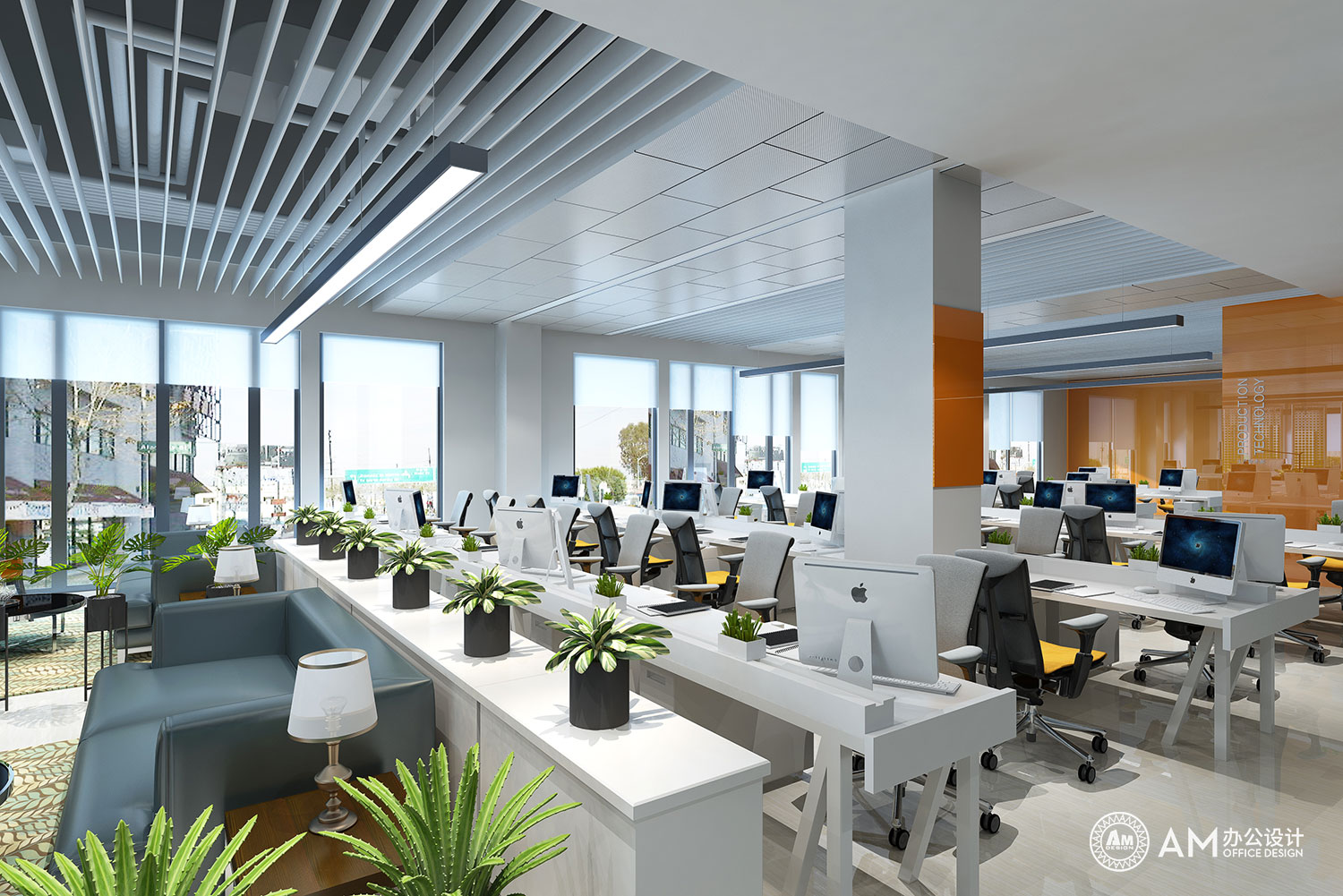 AM设计 | 新城热力办公楼办公区设计