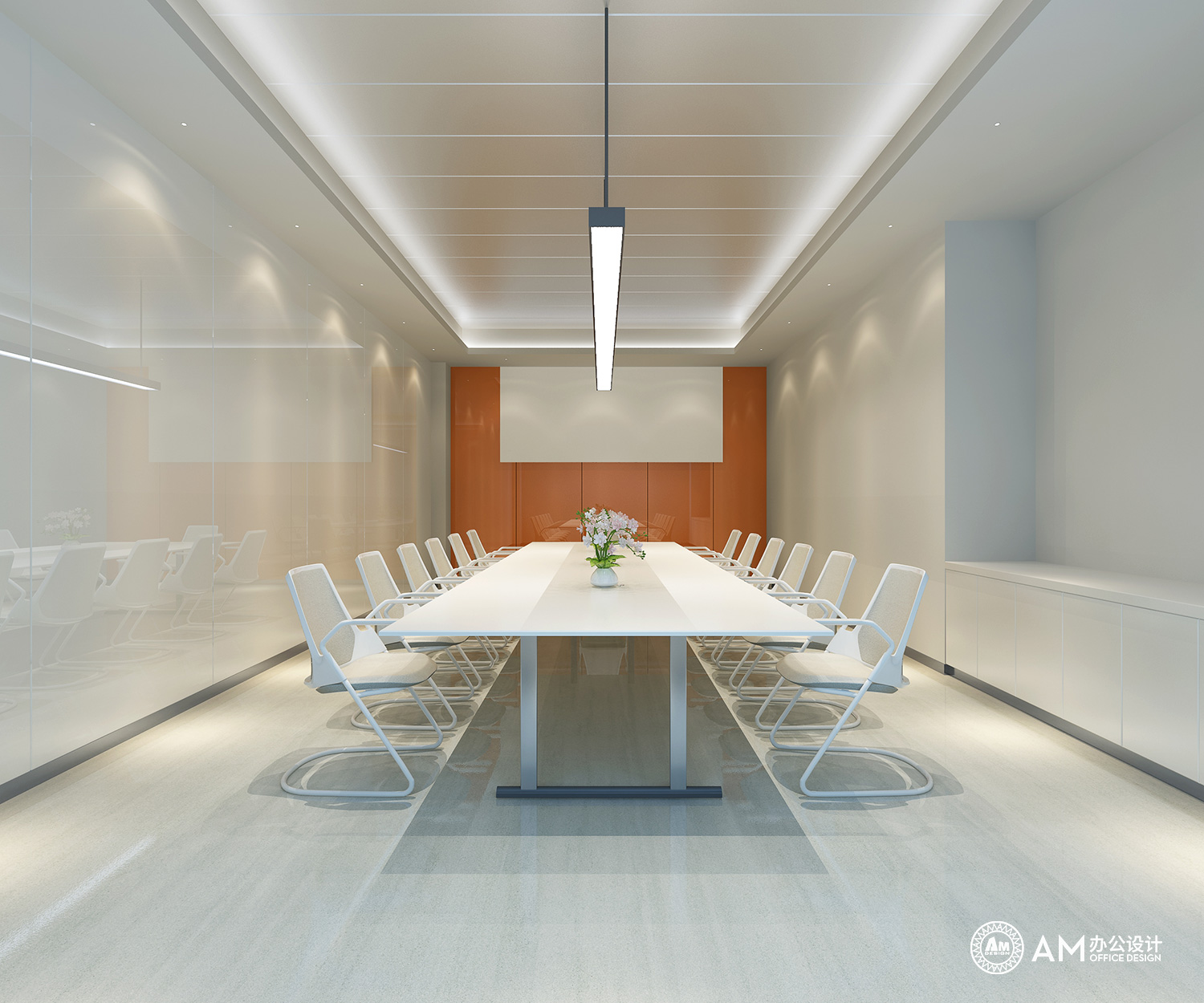 AM设计 | 新城热力办公楼会议室设计